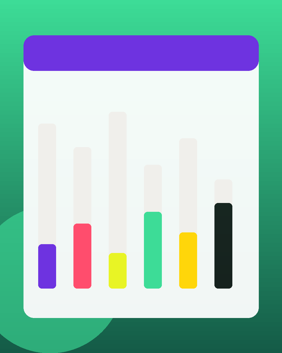 Colorful illustration of a custom SaaS dashboard